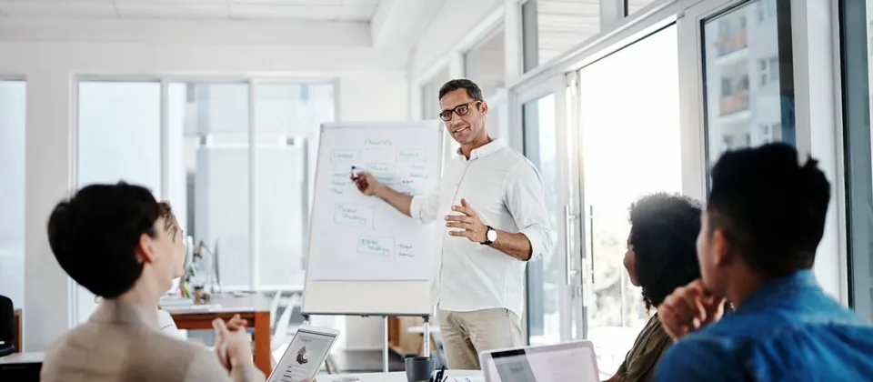 Training mit einer Projektleiter-Gruppe